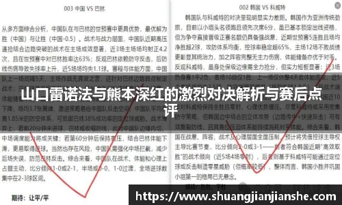 山口雷诺法与熊本深红的激烈对决解析与赛后点评